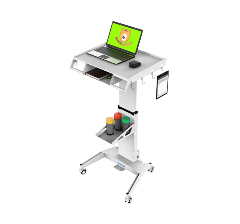 MK-PC11 Height Adjustable Medical Workstation Cart